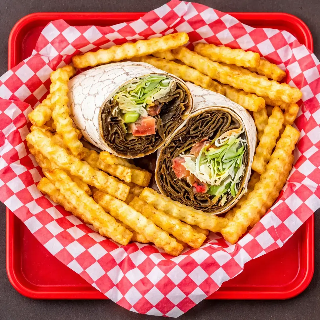 Beef Donair Combo at Top Donair Beaumont - complete meal with beef donair, fries, and drink